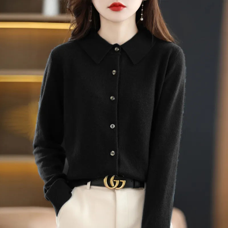 Stilla | Langærmet Polo Neck Trøje