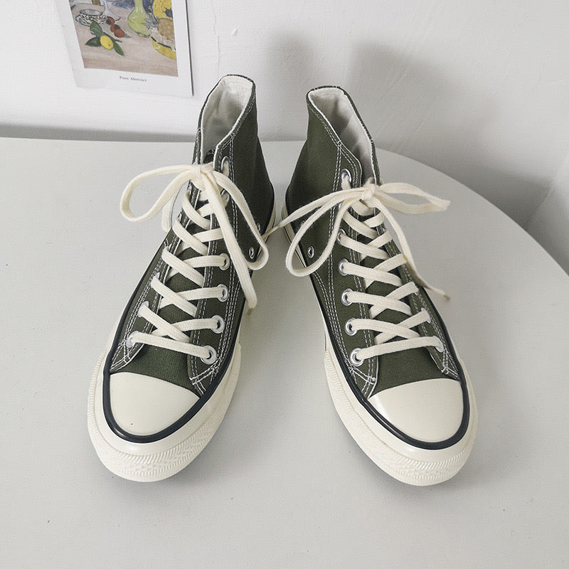 Stilla | Klassiske HighCut Canvas Sneakers til Kvinder
