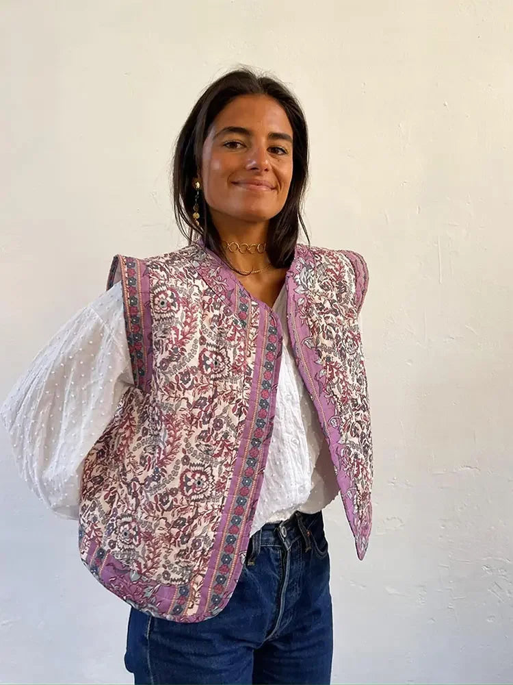 Stilla | Bohemian Trykt Vest