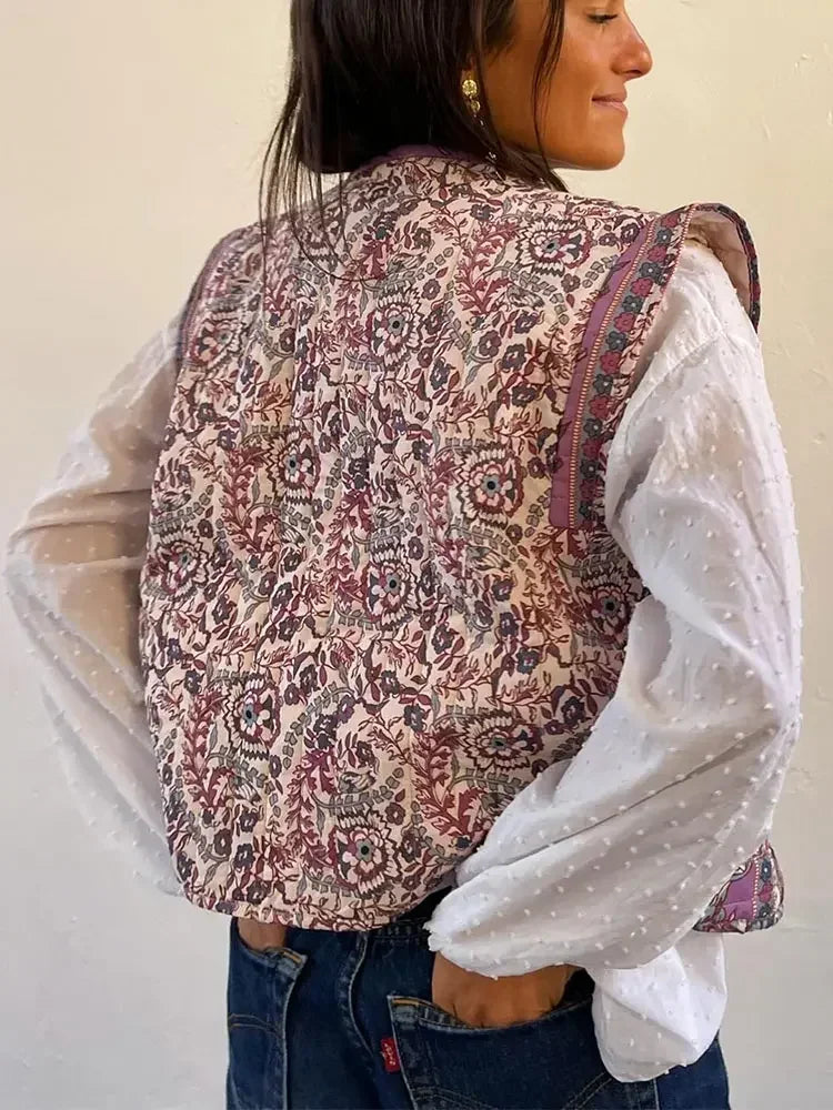 Stilla | Bohemian Trykt Vest