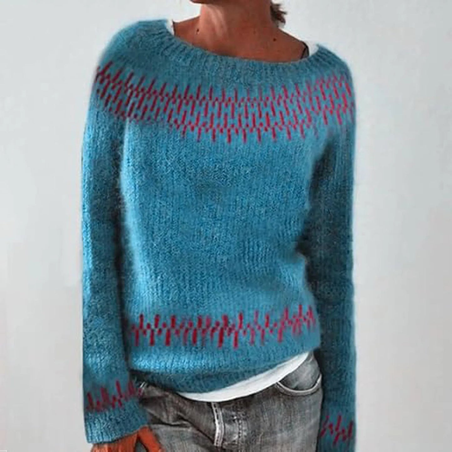 Stilla | Cashmere Trøje med Rund Hals