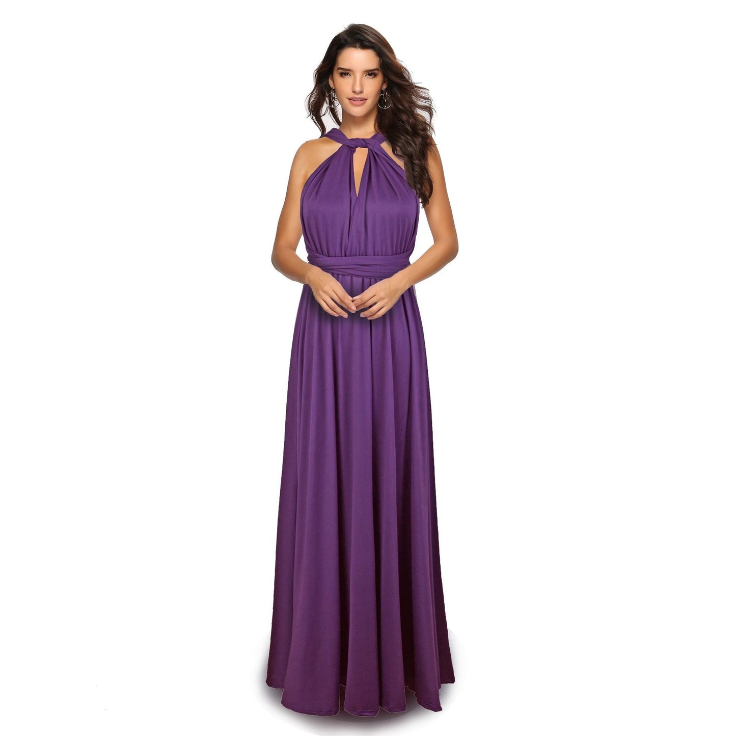 Stilla | Kvinders Multiway Wrap Konvertibel Boho Maxi Kjole