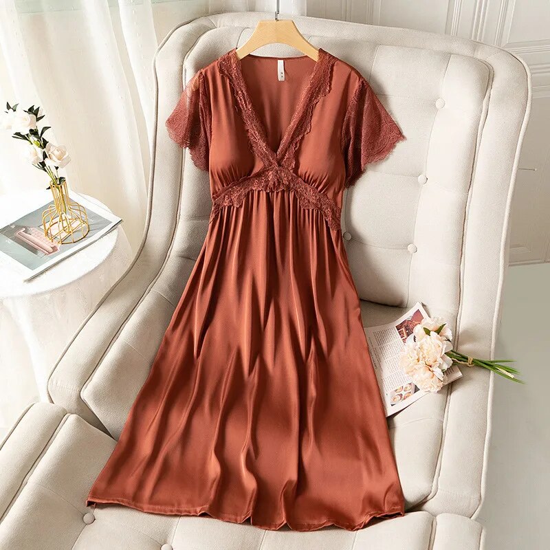 Stilla | Satin Natkjole