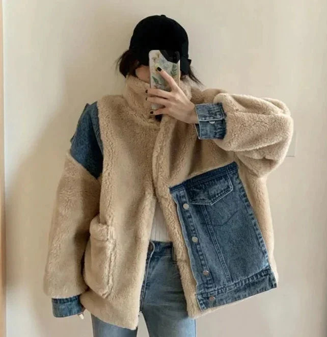 Stilla | Patchwork Af Vinterfleece i Ren Bomuld