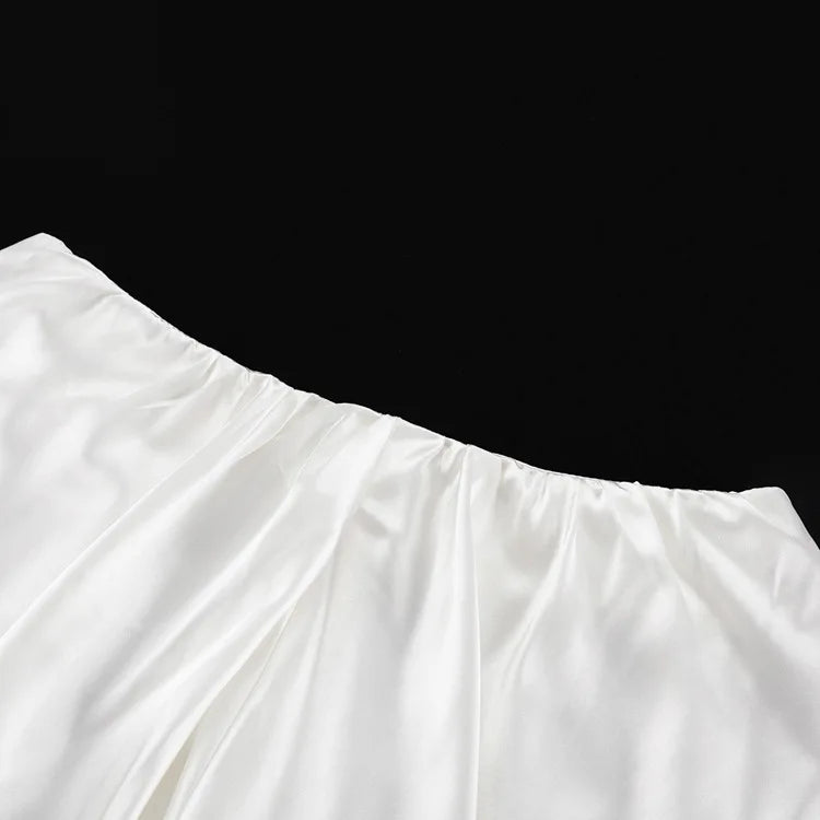 Stilla | Elegant nederdel i satin til kvinder