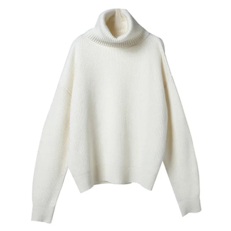 Stilla | Oversized Rullekrave Sweater Dame