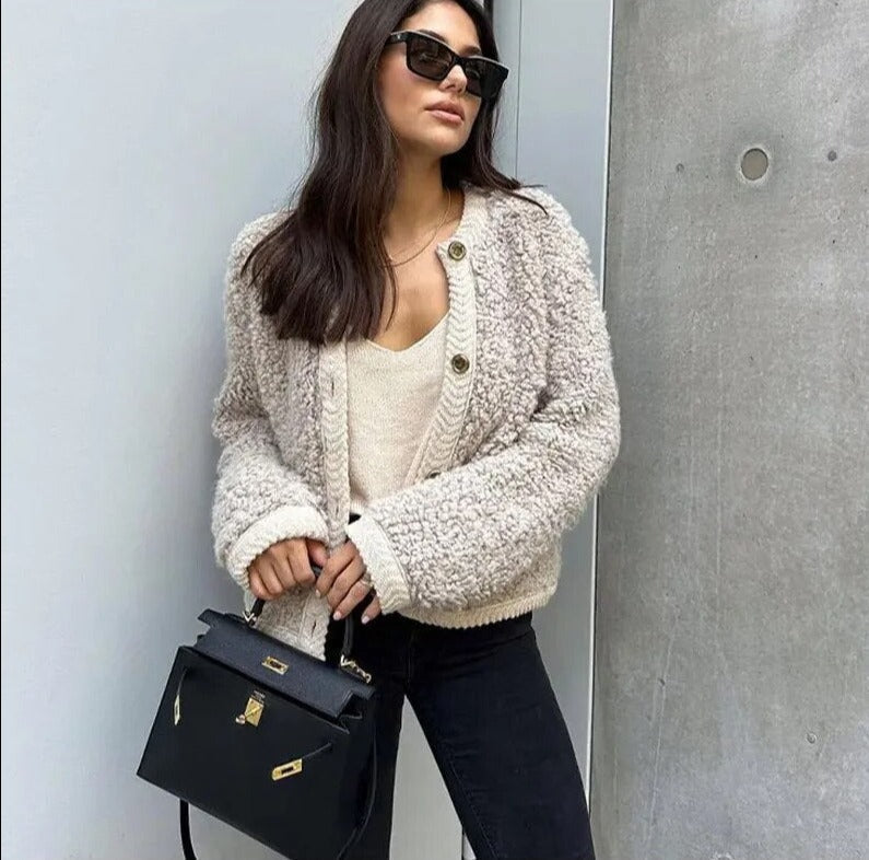 Stilla | Fashionable fleece cardigan