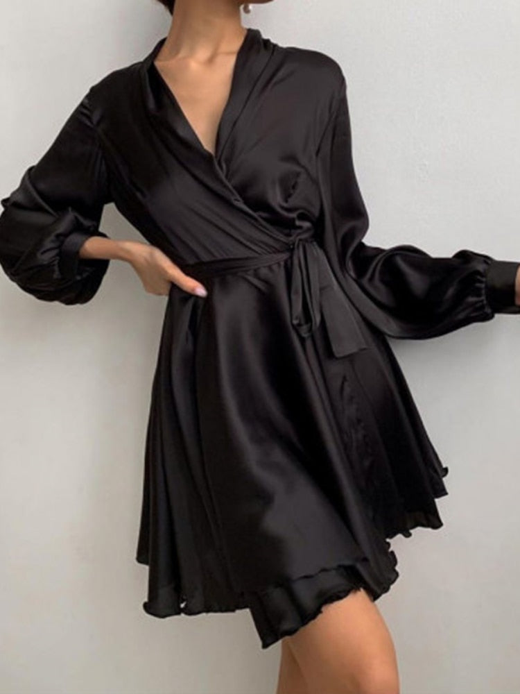 Stilla | Sascha | Chic satin kjole