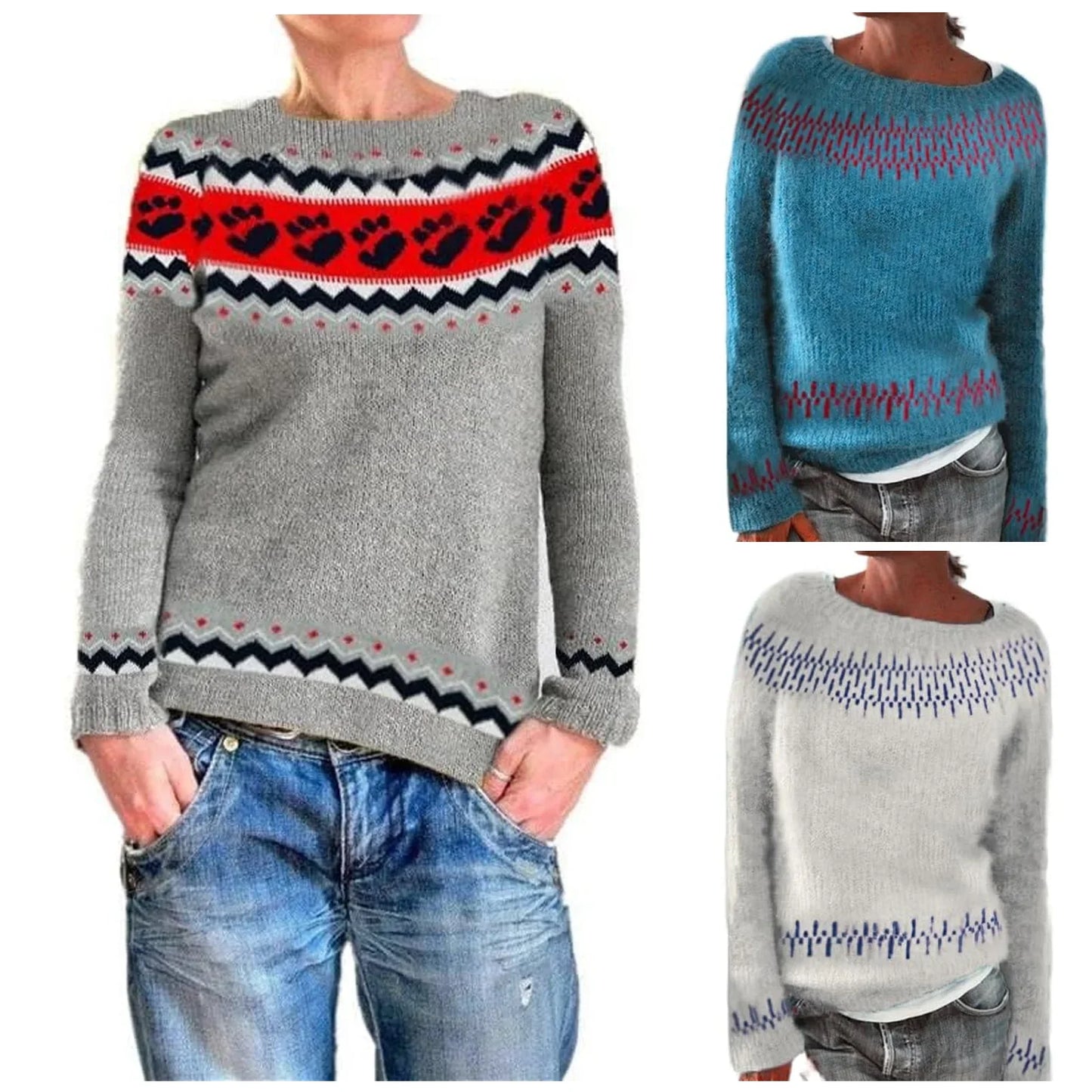 Stilla | Cashmere Trøje med Rund Hals