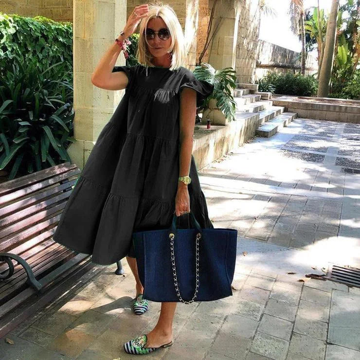 Stilla | Print Midi Kjole
