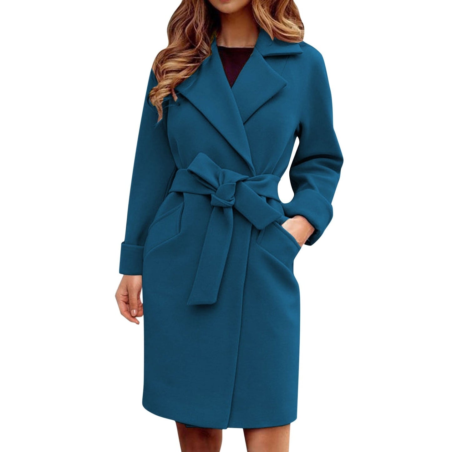 Stilla | Trenchcoat Vinterfrakke Med Knapstolpe Lyse Farver Hailey