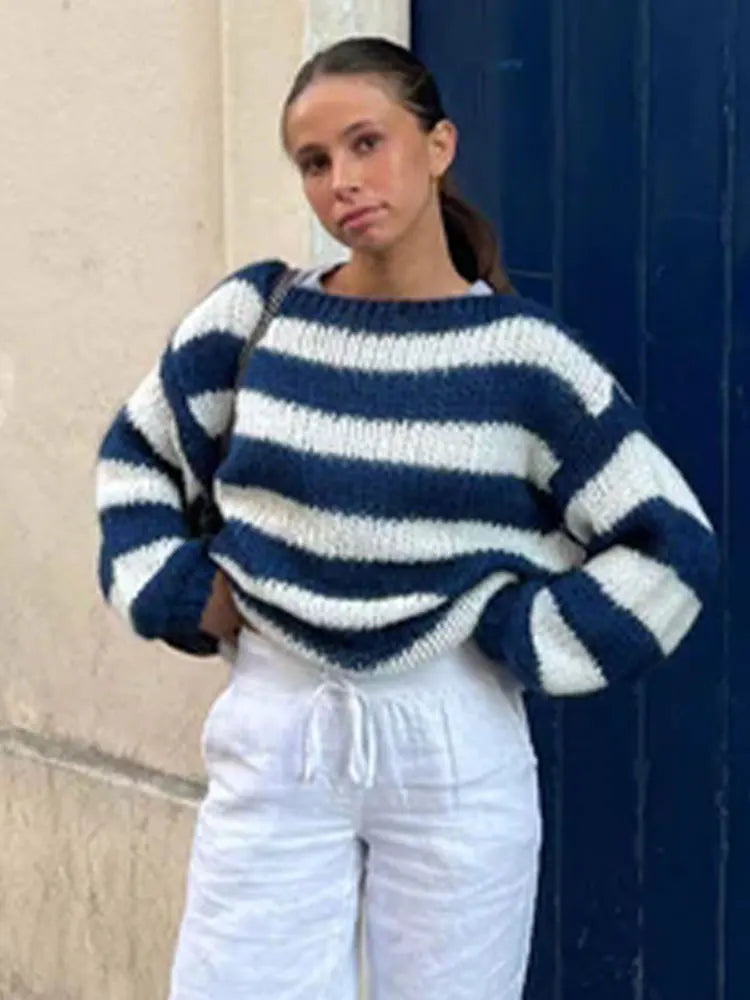 Stilla | Anna Olympia Klassisk, Komfortabel og Elegant Strikpullover