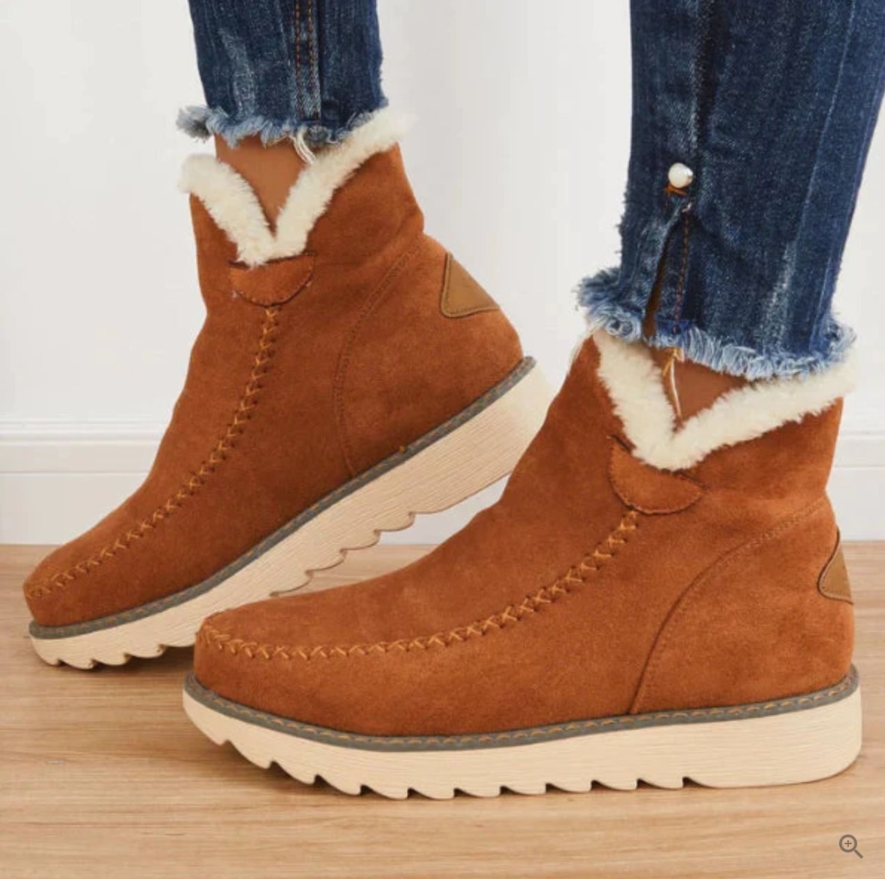 Stilla | ️fur Boots Blødt Syntetisk Læder