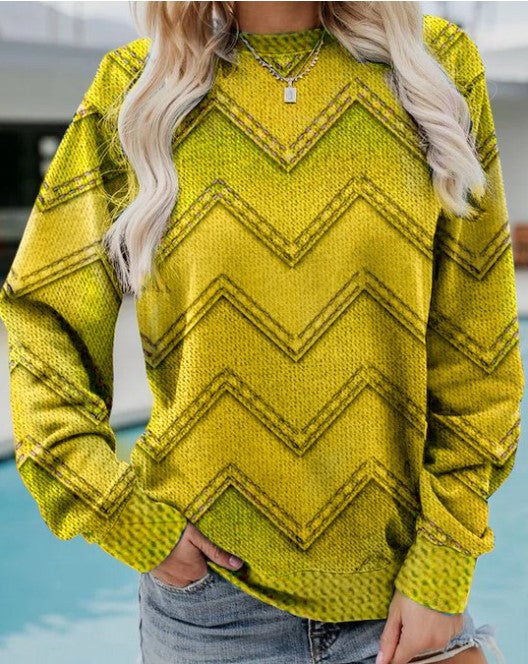 Stilla | Geometrisk Cashmere Sweatshirt