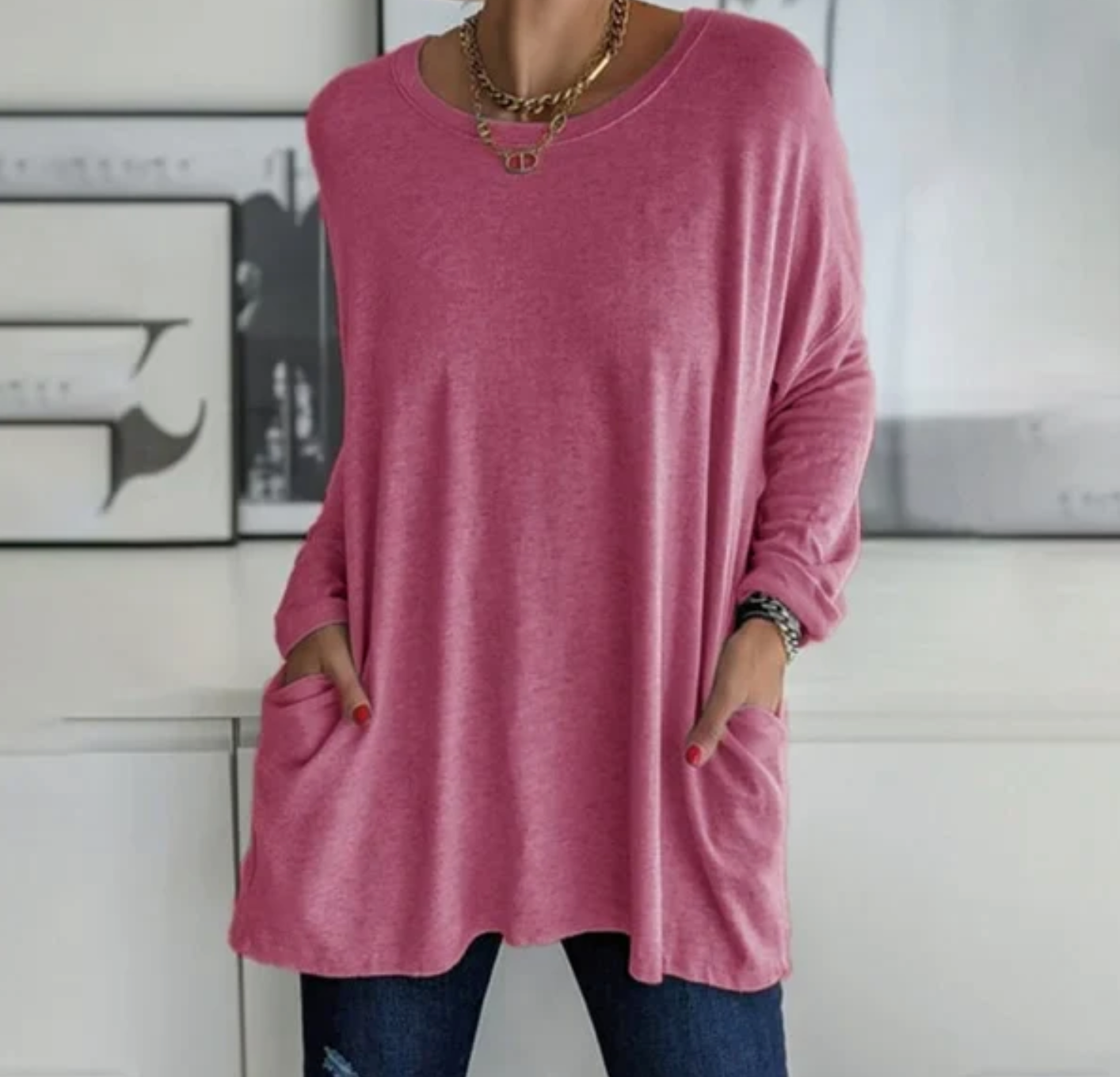 Stilla | Langærmet T-shirt Til Hele Dagen Komfort
