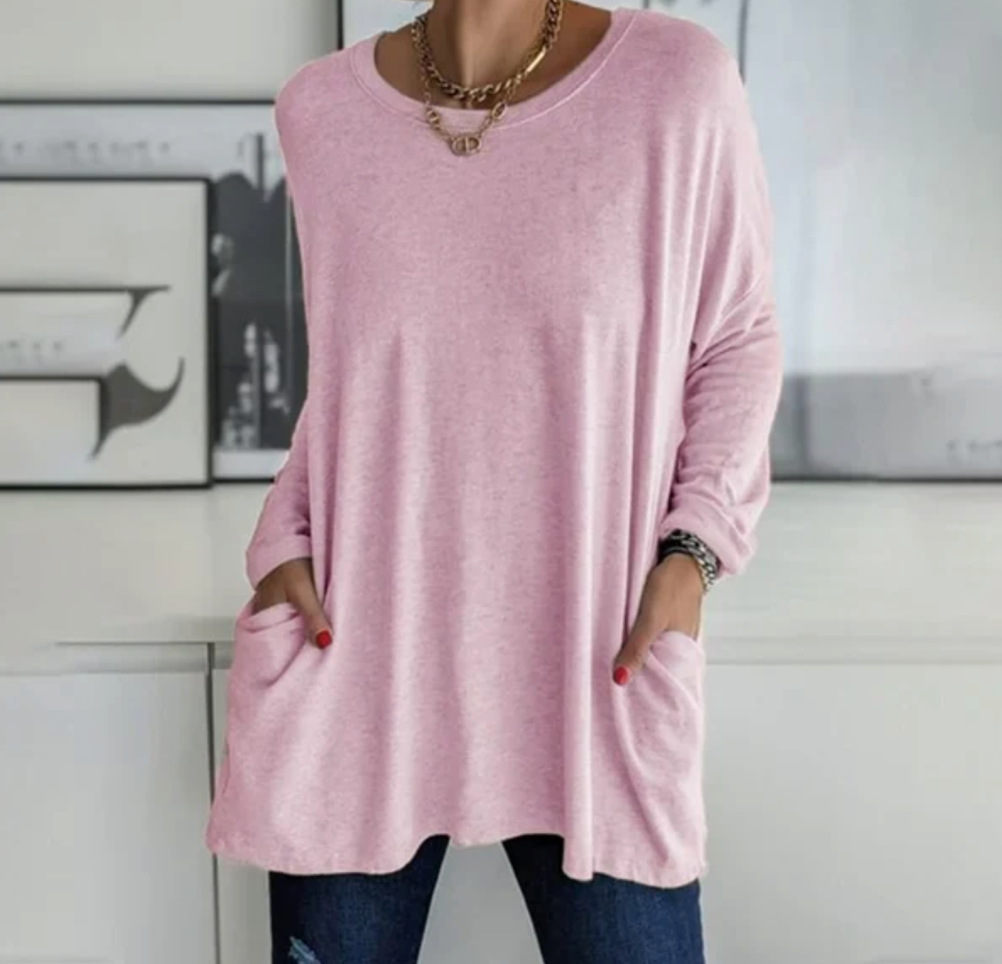 Stilla | Langærmet T-shirt Til Hele Dagen Komfort