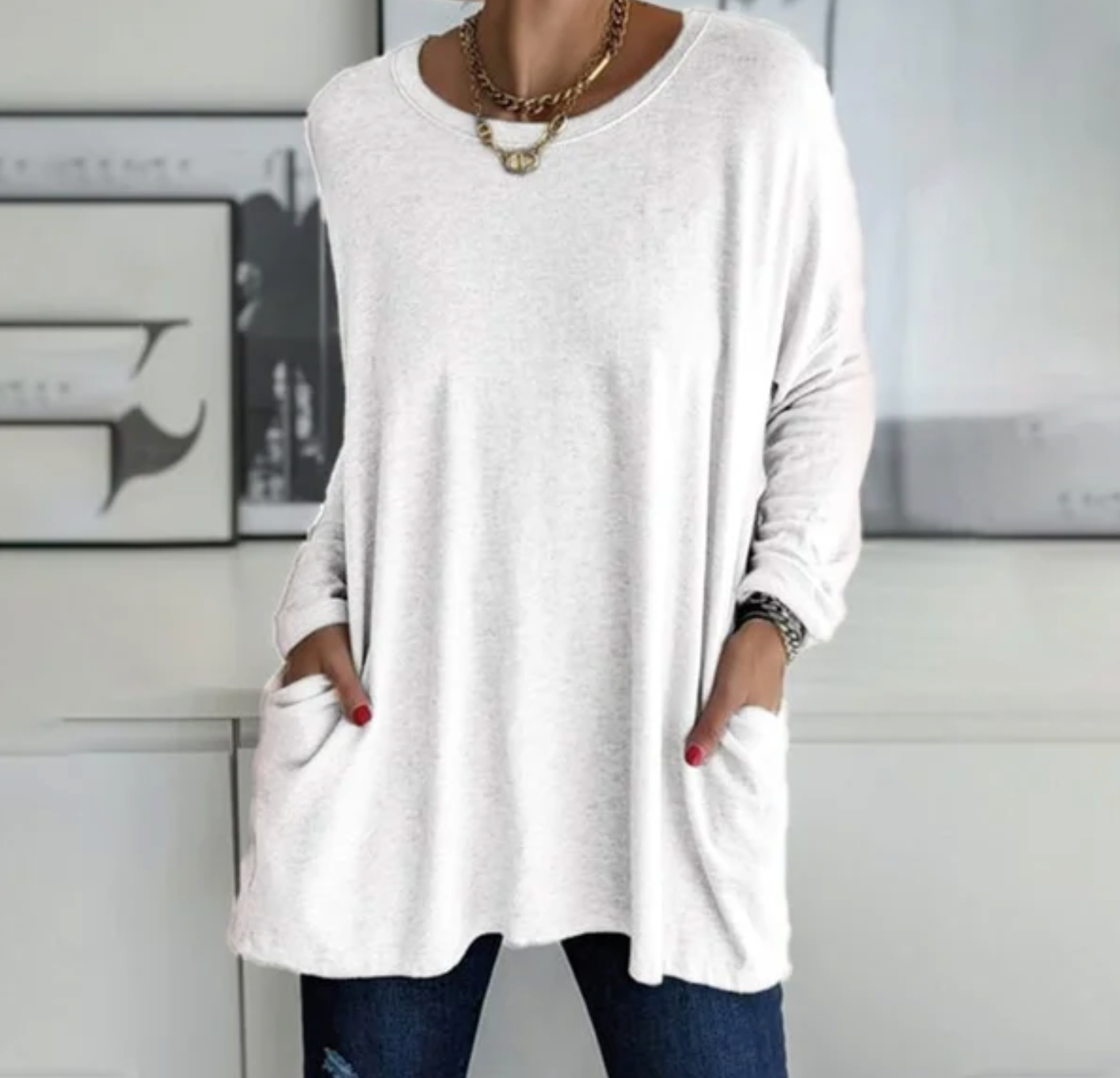 Stilla | Langærmet T-shirt Til Hele Dagen Komfort