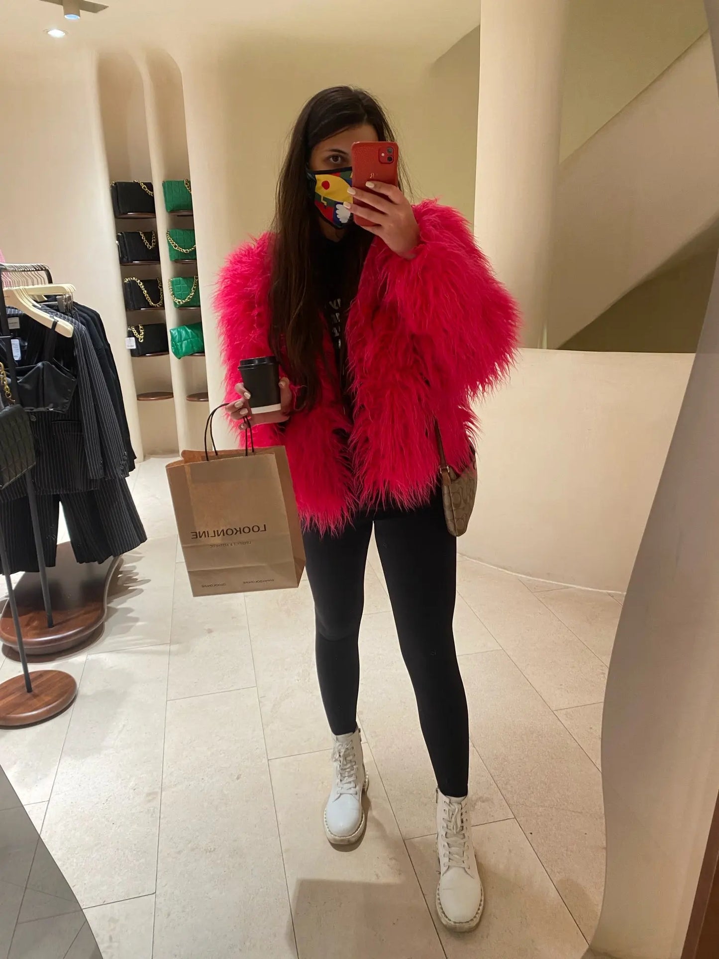 Stilla | Vibrant Unisex Festival Faux Fur Jakke