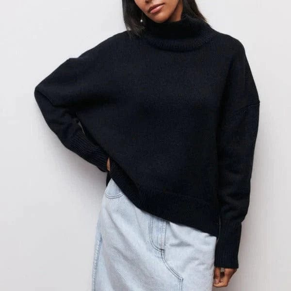 Stilla | Rullekrave sweater i kashmir