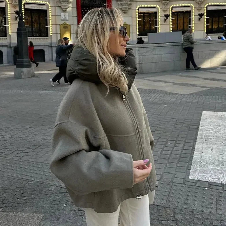 Stilla | Sweat Hættetrøje Zipped Oversized