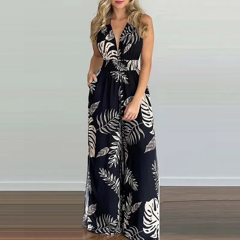 Stilla | Rygløs, Tætsiddende Jumpsuit
