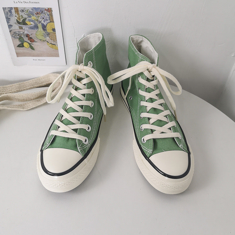 Stilla | Klassiske HighCut Canvas Sneakers til Kvinder