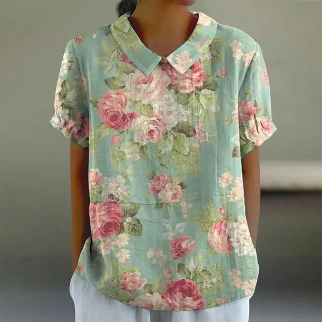 Stilla | Blomster Print Bluse