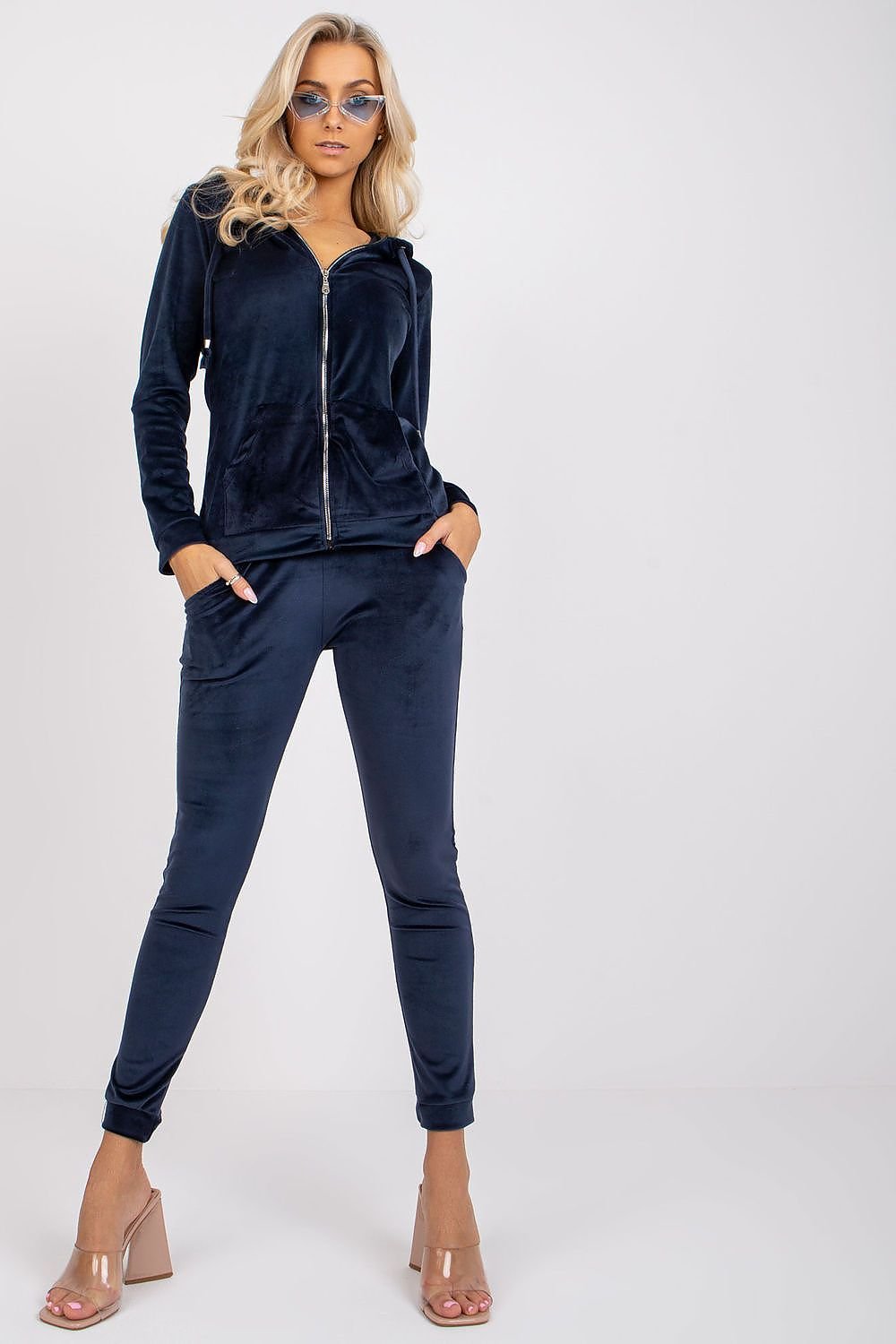 Stilla | Zip Velour Lounge Sæt Relevance