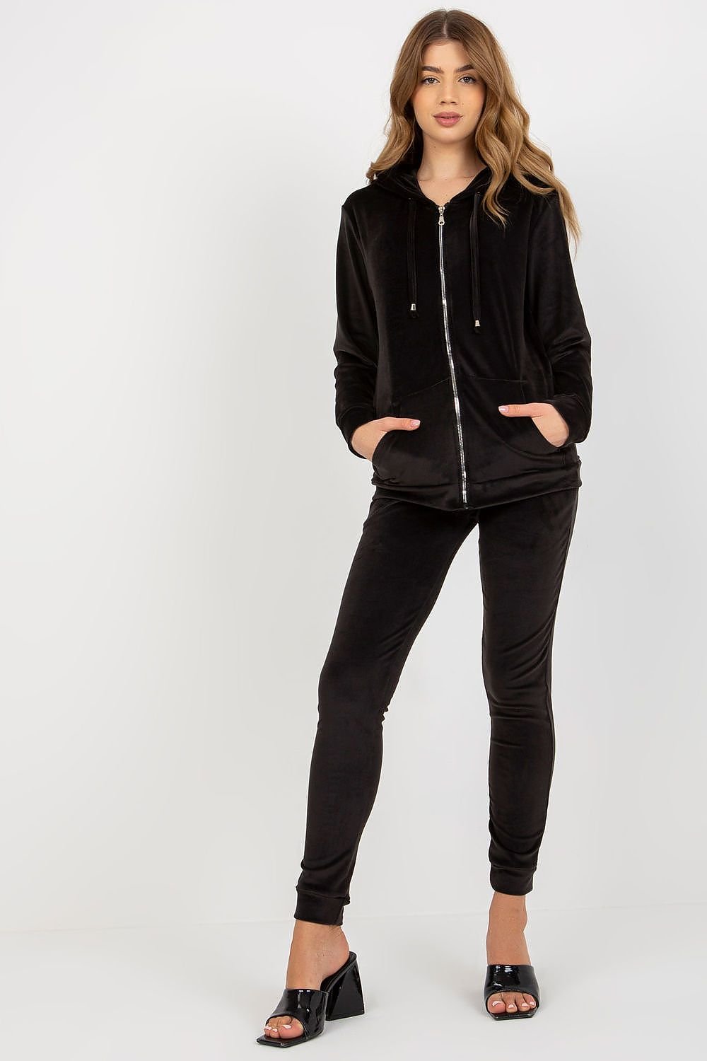 Stilla | Zip Velour Lounge Sæt Relevance