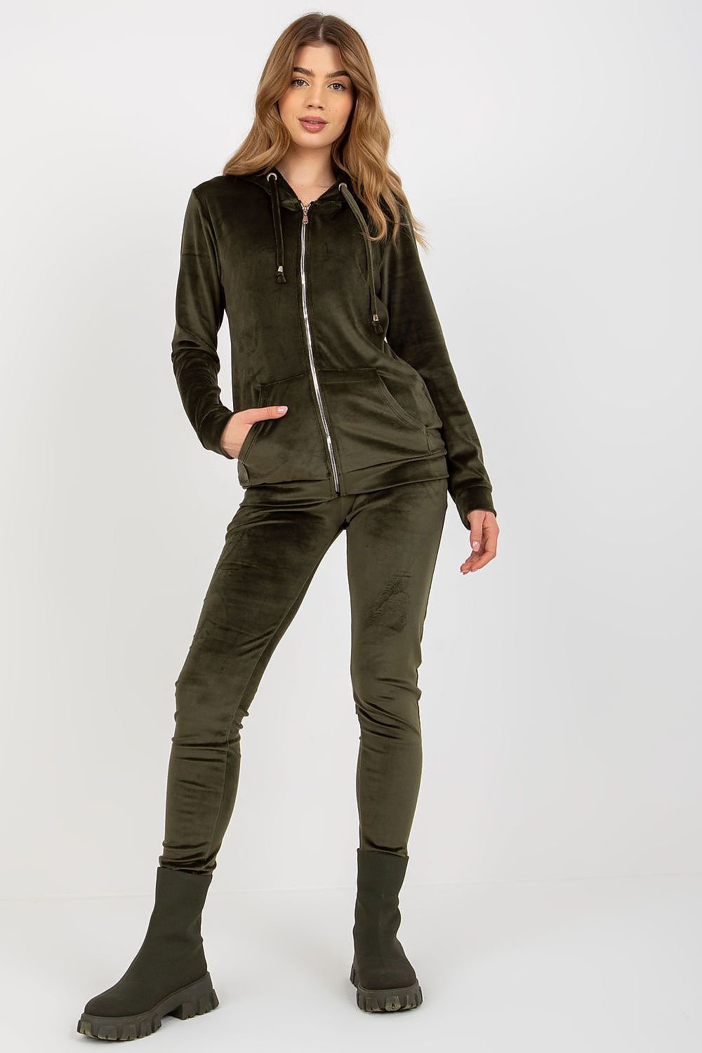 Stilla | Zip Velour Lounge Sæt Relevance