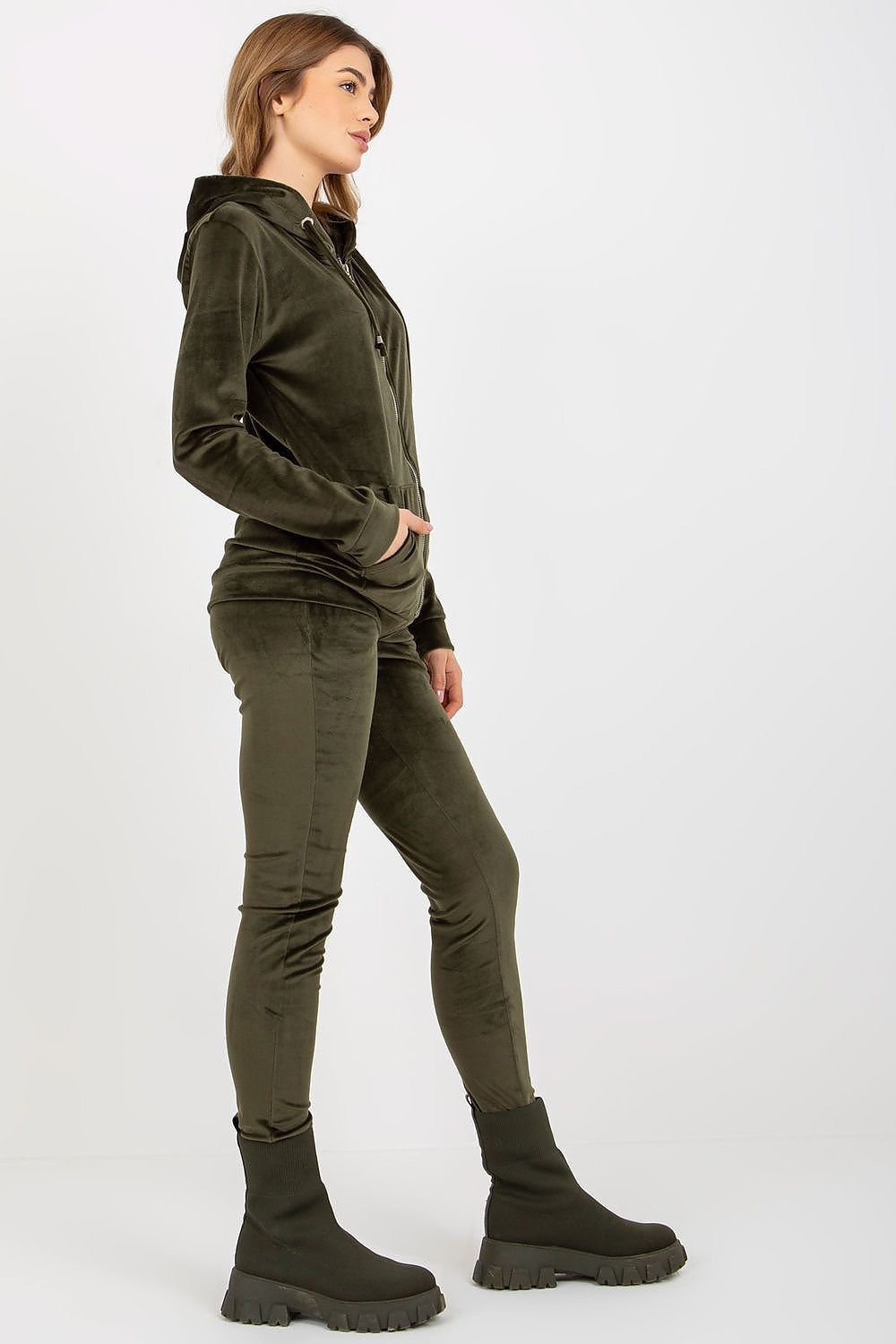 Stilla | Zip Velour Lounge Sæt Relevance