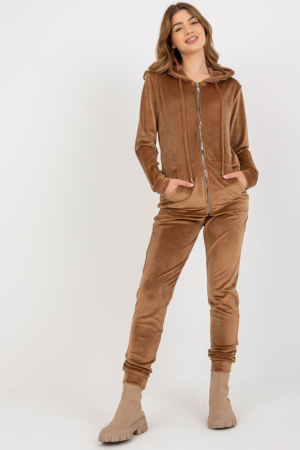 Stilla | Zip Velour Lounge Sæt Relevance