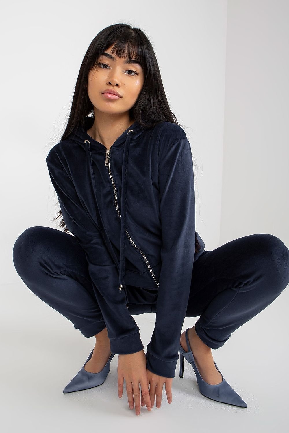 Stilla | Zip Velour Lounge Sæt Relevance
