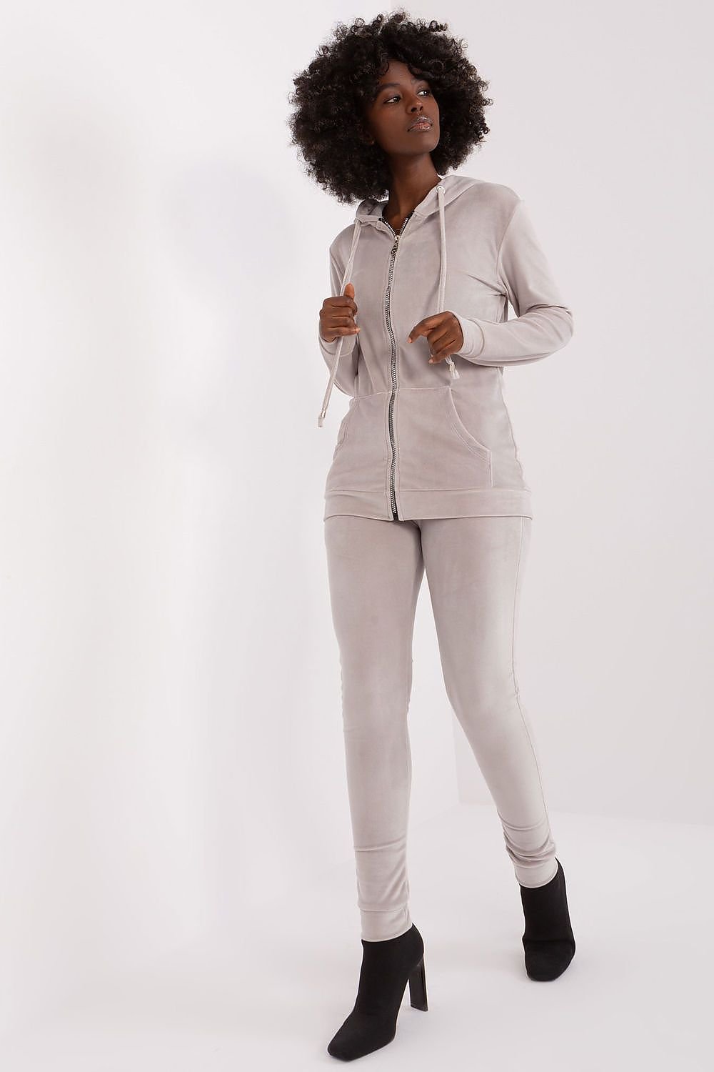 Stilla | Zip Velour Lounge Sæt Relevance
