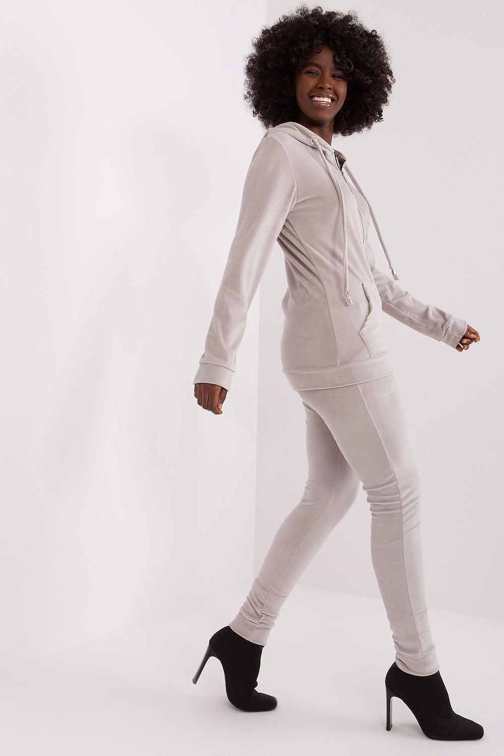 Stilla | Zip Velour Lounge Sæt Relevance