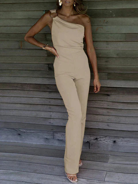 Stilla | Sexy rygfri udenærmet jumpsuit