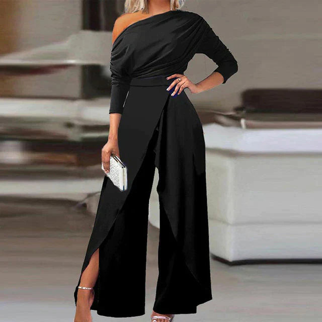 Stilla | Skulderfri Jumpsuit