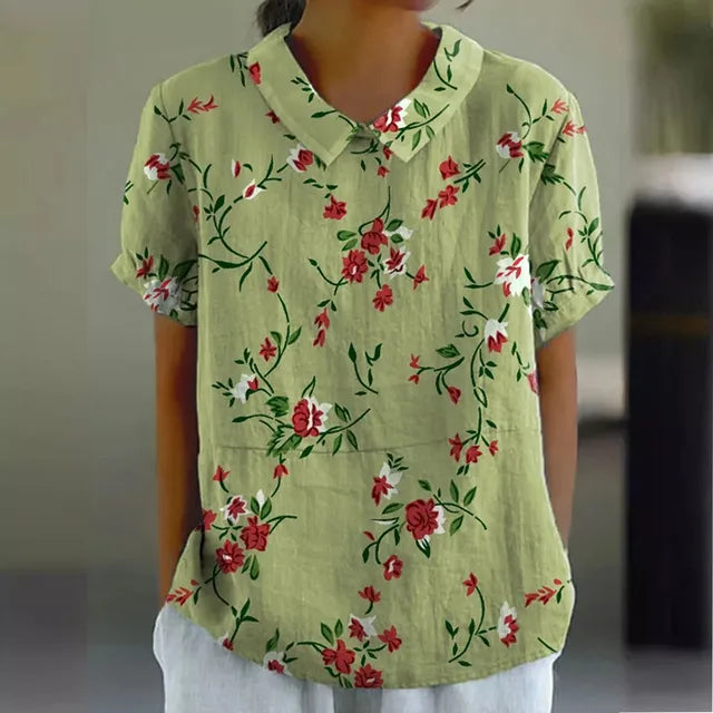 Stilla | Blomster Print Bluse