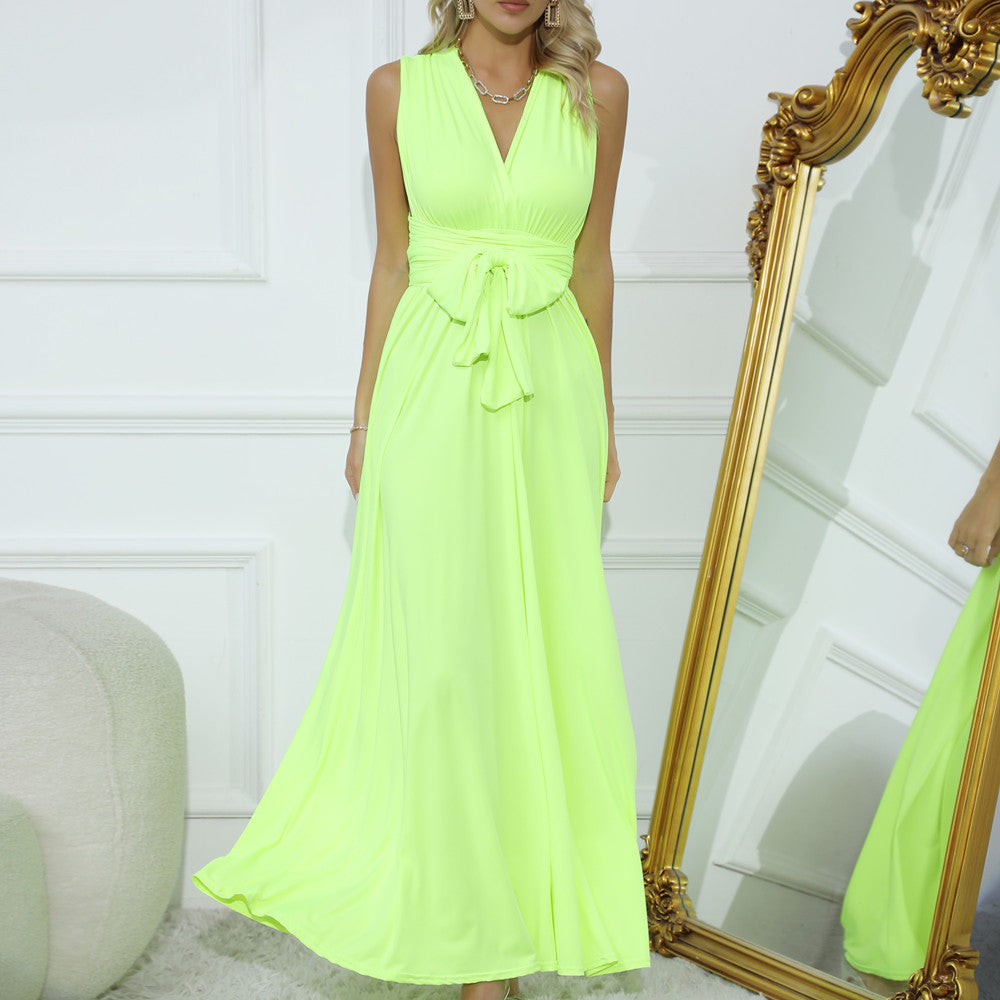Stilla | Kvinders Multiway Wrap Konvertibel Boho Maxi Kjole