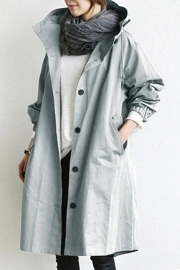 Stilla | Elegant bomulds trench