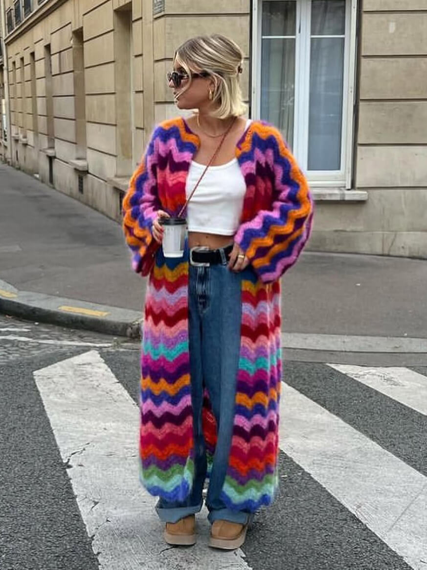 Stilla | Bølge mohair Cardigan