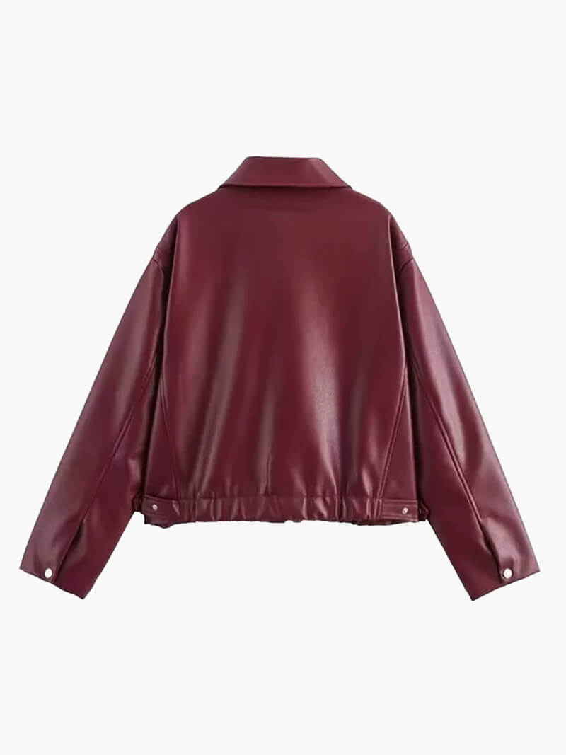 Stilla | Streetwear Pu-Læder Jakke Cassie