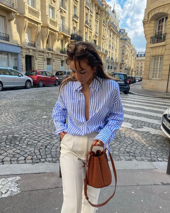 Stilla | Klassisk Stribet Bluse
