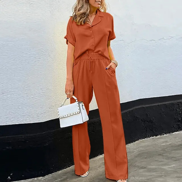 Stilla | Løs To-delt Jumpsuit i store størrelser