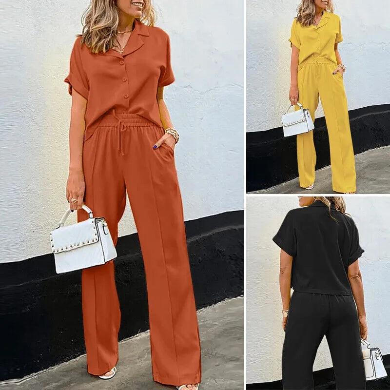 Stilla | Løs To-delt Jumpsuit i store størrelser