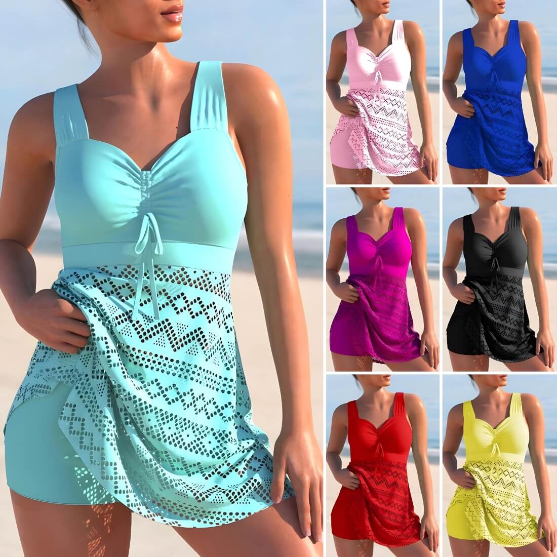 Stilla | Polstret Tankini Badedragt