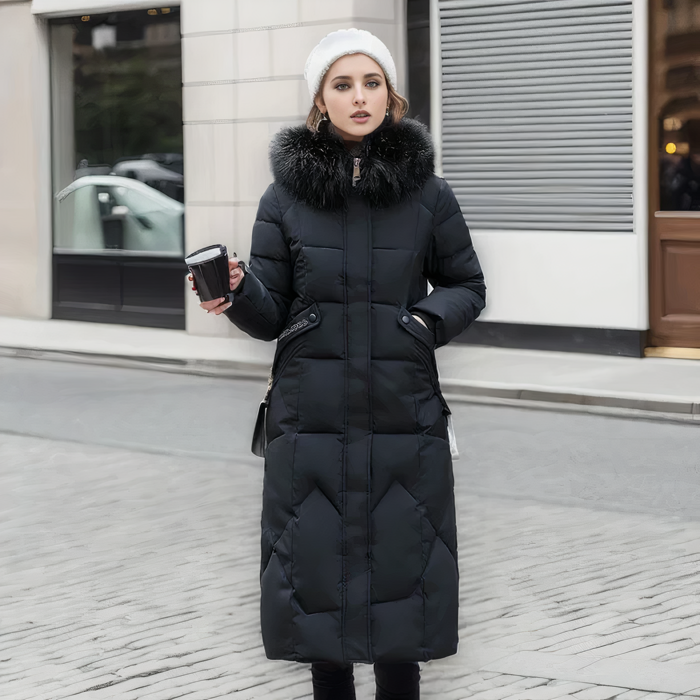 Stilla | Lang Parka Frakke