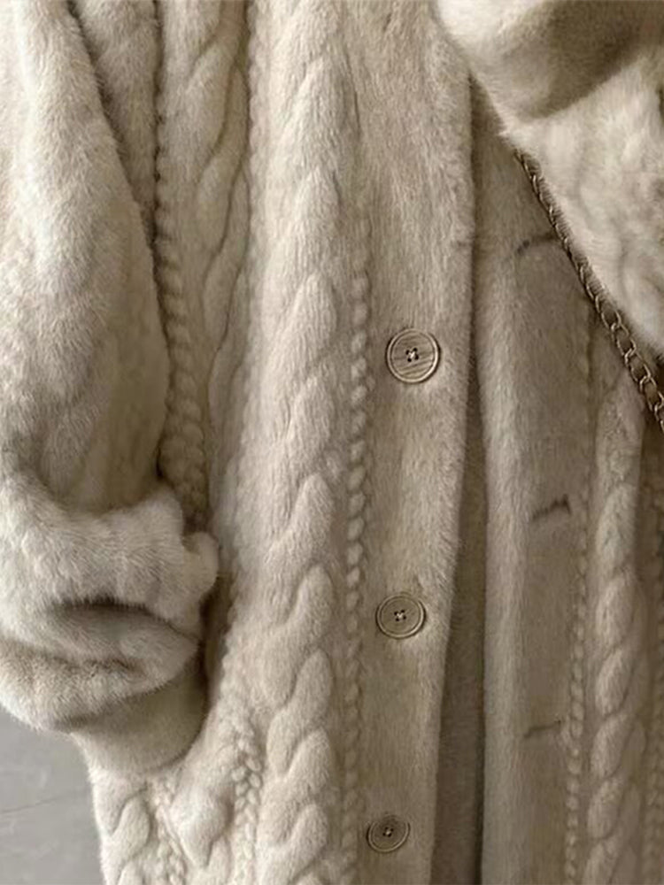 Stilla | Kvinders Vinter Strik Lang Cardigan