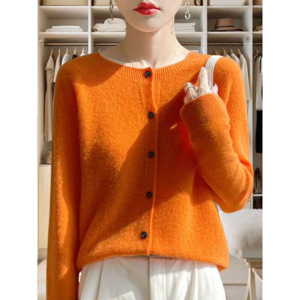 Stilla | varm cardigan til kvinder i praktisk design