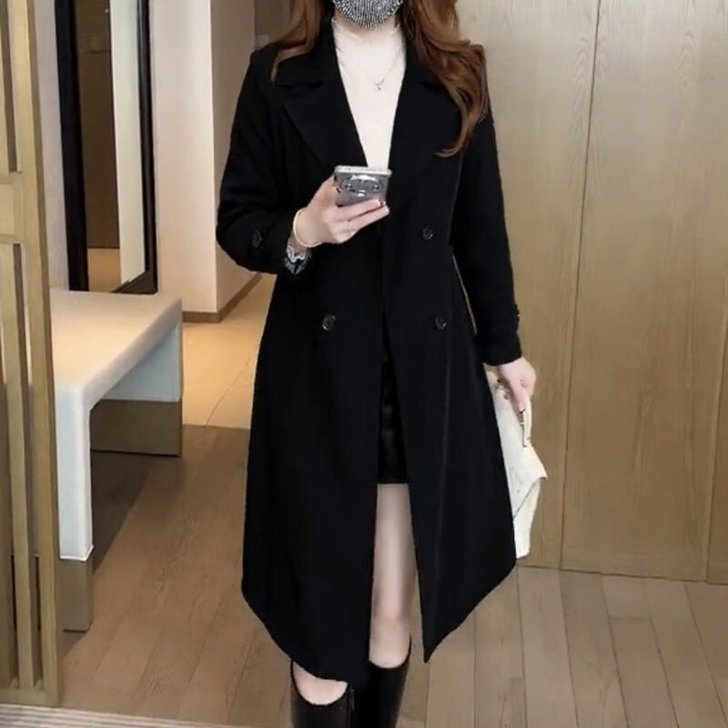 Stilla | Fint Uld Trenchcoat